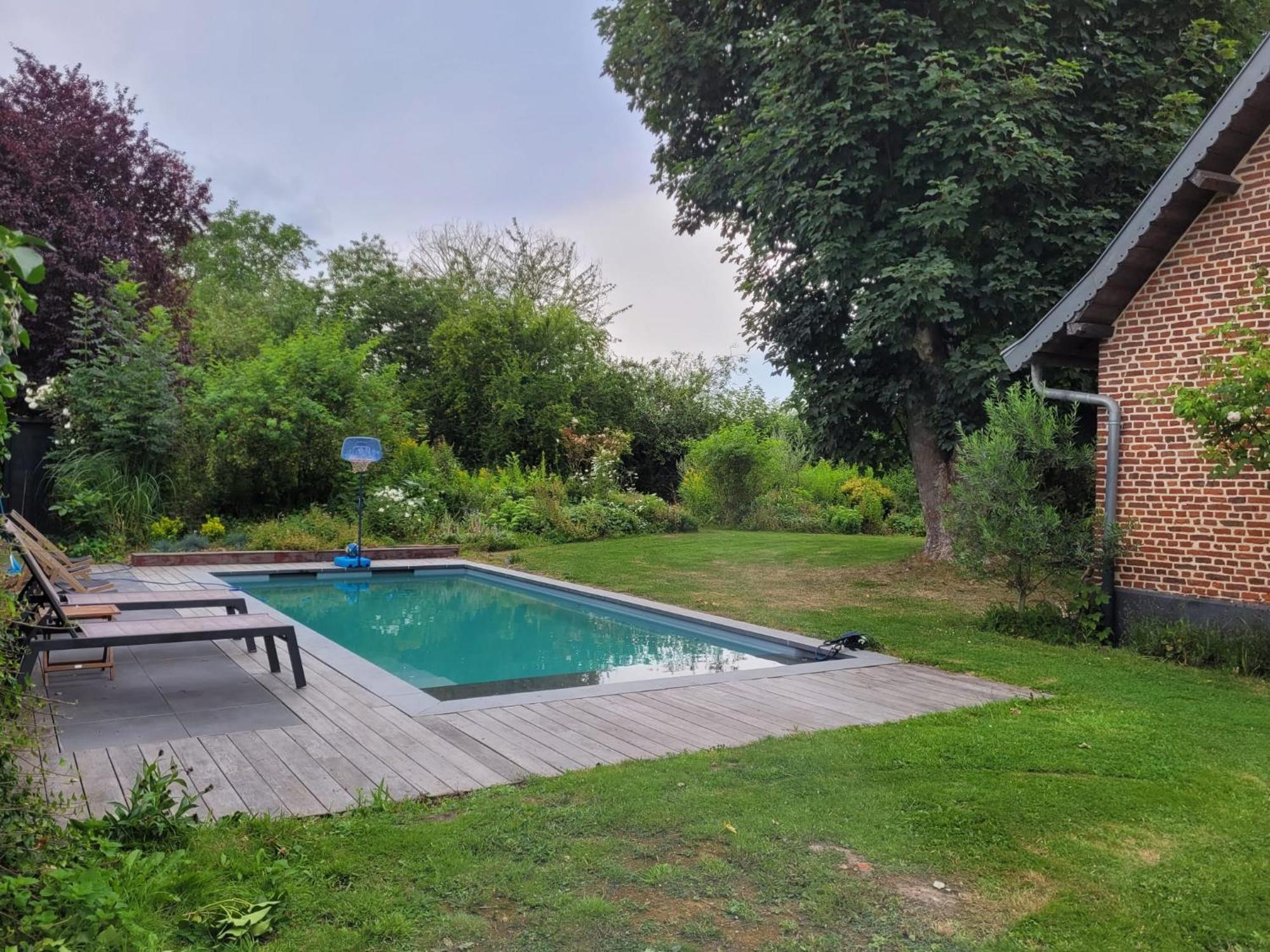 Вілла Ferme De Caractere Avec Piscine Et Cheminee Sainghin-en-Melantois Номер фото